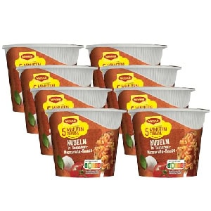 8x MAGGI 5 Minuten Terrine Nudeln in Tomaten-Mozzarella Sauce 55g um 7,81 € statt 11,92 €