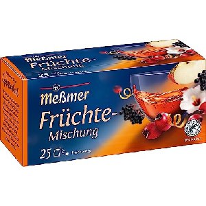 Meßmer Früchte-Mischung Tee, 25 Beutel um 1,21 € statt 2,34 €