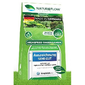 Natureflow Premium Rasensamen schnellkeimend 10kg (ca. 400m2) um 31,34 € statt 66,80 €