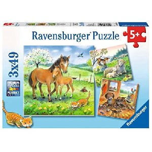 Ravensburger “Tier-Kuschelzeit” Puzzle (3 x 49 Teile) um 9,07 € statt 12,39 €