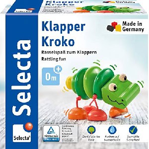 Schmidt Spiele Selecta Klapper-Kroko Greifspielzeug um 6,50 € statt 15,39 €