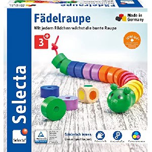 Selecta “Fädelraupe” Würfel- und Fädelspiel um 14,11 € statt 19,99 €