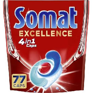 Somat Excellence 4in1 schnellauflösende Spülmaschinentabs (77 Caps) um 10,08 € statt 16,48 €