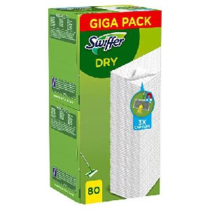 Swiffer Trocken Nachfüllpack Wischtücher, 2x 40 Stück um 7,53 € statt 11,99 €