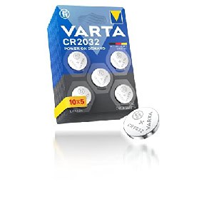 VARTA Batterien Knopfzellen CR2032, 50 Stück um 29,75 € statt 44,94 €