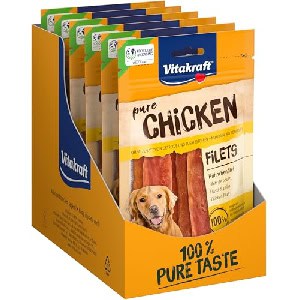 10x Vitakraft Pure Chicken Hundesnacks 80g um 16,02 € statt 23,90 €