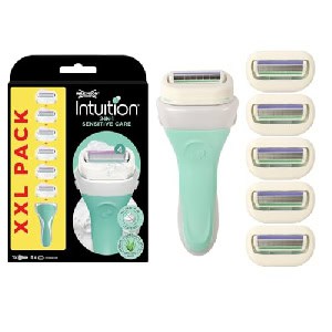 WILKINSON SWORD Intuition Sensitive Care für Frauen – Rasiergriff + 6 Klingen um 12,75 € statt 18,58 €