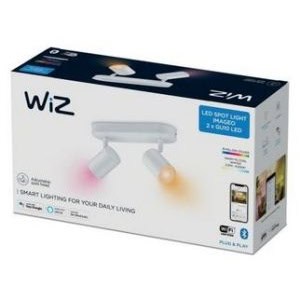 WiZ Imageo Smart Home GU10 RGB Spot 2-flammig weiß um 30 € statt 77,45 €