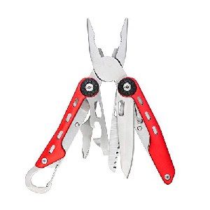 Amazon Basics 10-in-1-Multitool-Sicherheitsschloss aus Edelstahl mit Nylonscheide, Rot um 12,01 € statt 14,87 €