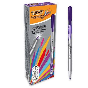 BIC Intensity Fineliner – Filzstifte Set mit 12 Stiften in Lila um 4,56 € statt 7,98 €