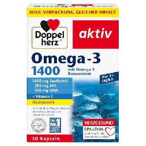 Doppelherz Omega-3 1400 Kapseln, 30 Stück um 3,86 € statt 5,55 €