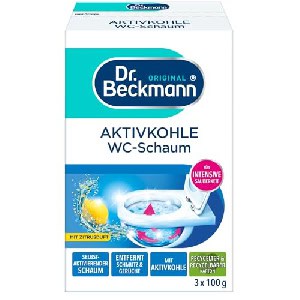 3x Dr. Beckmann Aktivkohle Wc-Schaum, Selbstaktivierender Schaum 100g um 2,51 € statt 3,25 €