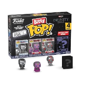 Funko Bitty Pop! Marvel – Iron Man 4PK – War Machine, Vision, Ultron und Überraschungs-Mini-Figur um 7,55 € statt 13,29 €