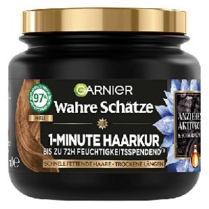 Garnier Wahre Schätze 1-Minute Haarkur Aktivkohle & Schwarzkümmelöl 340ml um 3,02 € statt 4,73 €