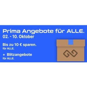 getgoods Prima Angebote – viele Aktionsprodukte + Extra-Staffelrabatt (6,50€ oder 10€ Rabatt)