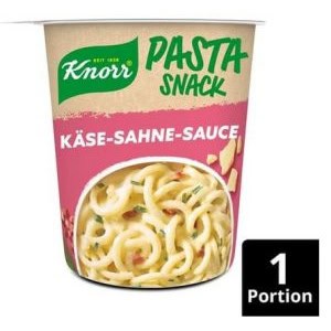 Knorr Pasta Snack Pot Käse & Sahne 63g um 0,96 € statt 1,99€