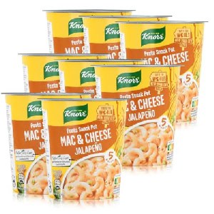 8x Knorr Taste the World Pasta Snack Mac & Cheese Jalapeño 62g um 7,55 € statt 11,92 €