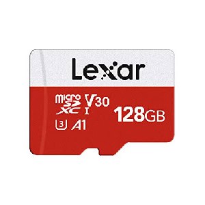 Lexar E-Serie R100/W30 microSDXC 128GB Kit (UHS-I U3, A1, Class 10) um 10,77 € statt 13,46 €