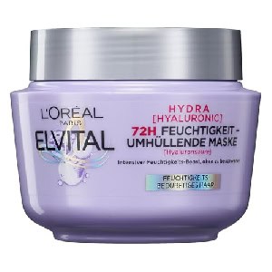 L’Oréal Paris Elvital Hydra Hyaluronic feuchtigkeitsspendende Haarmaske für glänzendes Haar 300ml um 3,63 € statt 3,89 €