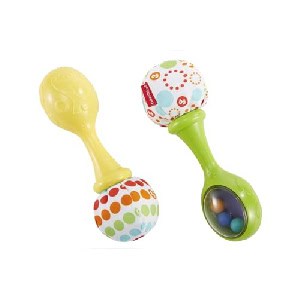 Mattel Fisher-Price Babys Rumba-Rasseln um 6,03 € statt 11,99 €