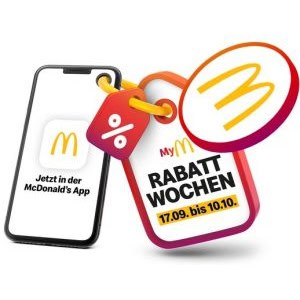 McDonalds Gutscheine Österreich – 17.09. bis 10.10.2024