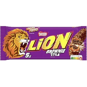 5x Nestlé LION Brownie Style Schokoriegel 30g um 1,85 € statt 2,99 €