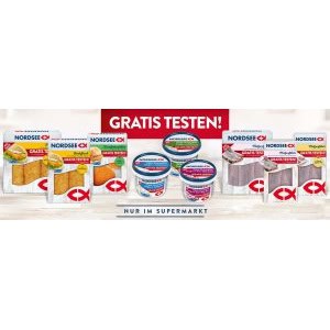 Nordsee-Produkte gratis testen (Kauf im Supermarkt)