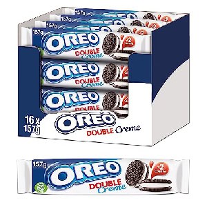 OREO Double 16 x 157g Knuspriger Kakao Doppelkeks um 16,43 € statt 25,12 €