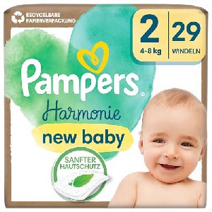 Pampers Harmonie Baby Windeln Größe 2, 29 Windeln (4kg-8kg) um 5,44 € statt 8,90 €