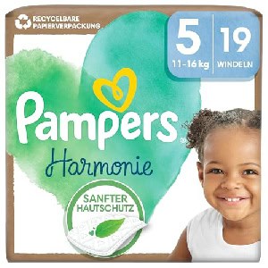 Pampers Harmonie Baby Windeln Größe 5, 19 Windeln (11kg-16kg) um 5,44 € statt 6,99 €