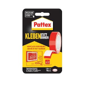 Pattex Kleben statt Bohren Klebeband, doppelseitig, universal, 19mm/1,5m um 4,04 € statt 6,29 €