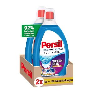 2x Persil Ultra Konzentrat Color Waschmittel, 65 Waschladungen um 17,74 € statt 32,28 €