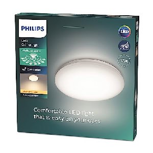 Philips Moire Wand- und Deckenleuchte, 17W, warmweiß um 15,12 € statt 21,39 €