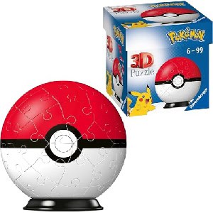 Ravensburger Puzzle 3D Puzzle-Ball Pokémon Pokéballs Classic (54 Teile) um 6,85 € statt 8,47 €