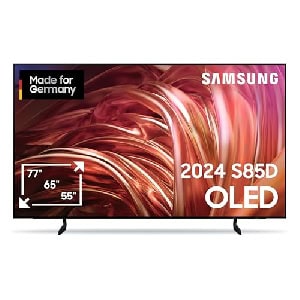 Samsung OLED 4K S85D 55″ OLED HDR Samsung TV (mit Neural Quantum 4K AI Gen2 Prozessor) um 906,55 € statt 1.419,99 €