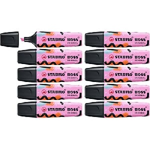 10x STABILO BOSS ORIGINAL Pastel by Ju Schnee, frische Fuchsie Textmarker um 5,23 € statt 14,10 €