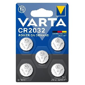 VARTA CR2032 Batterien Knopfzellen, 5 Stück um 3,82 € statt 6,77 €