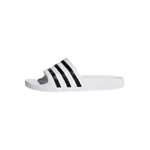 adidas Unisex Adilette Aqua Slides Badeschlapfen weiß um 12,76 € statt 19,20 €