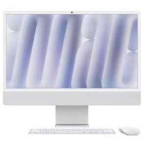 Apple iMac 24″, silber, M4 – 10 Core CPU / 10 Core GPU, 24GB RAM, 512GB SSD um 1.840,08 € statt 2.020 €