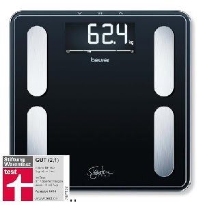 Beurer BF 400 Signature Line digitale Körperanalysewaage black um 30,25 € statt 37 €