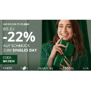 CHRIST Singles Day – bis zu 22% Extra-Rabatt auf ausgewählten Schmuck