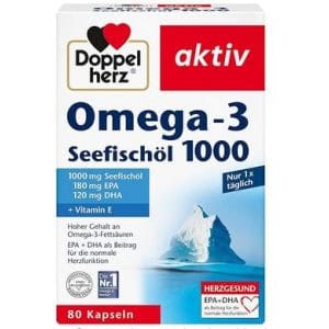 Doppelherz Omega-3 Seefischöl 1000, 80 Stück um 5,81 € statt 9,95 €