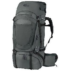 Jack Wolfskin Denali 65+10 Damen-Trekkingsrucksack, slate green um 207,23 € statt 269,96 €