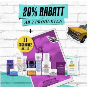 Kiehl’s Singles Day – 20% Rabatt ab 2 Produkten + 11 Geschenke ab 111€ Bestellwert