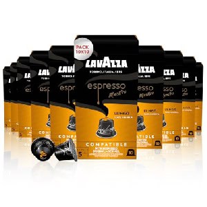 10x Lavazza Espresso Maestro Lungo, 10 Kapseln (Nespresso kompatibel) um 21,79 € statt 37,90 €