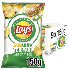 Lay’s Subway Chicken Terriyaki (9 x 150 g) um 12,84 € statt 16,96 €