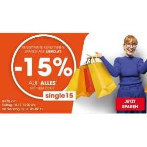 Libro Singles Day – 15% Rabatt auf euren Einkauf