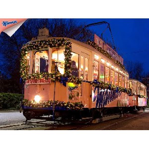 Manner Christkindl Tramway gratis fahren (Ring und Kai Wien) inkl. gratis Manner Süßigkeiten