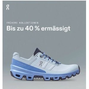 ON Running – bis zu 40% Rabatt auf frühere Kollektionen