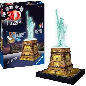 Ravensburger “Freiheitsstatue bei Nacht” 3D Puzzle um 16,12 € statt 31,67 €